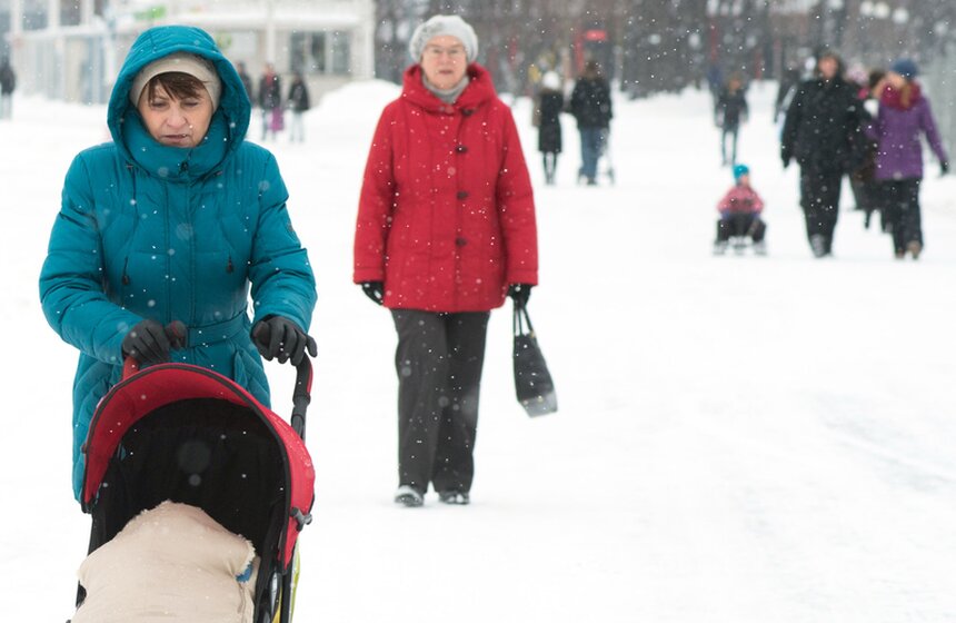 Новогодние праздники в Парке Горького 6 фото