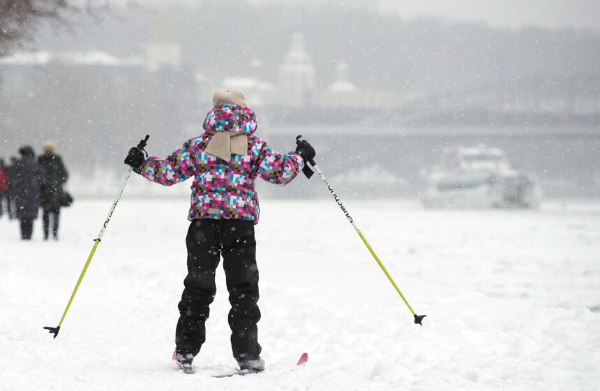 Новогодние праздники в Парке Горького 17 фото