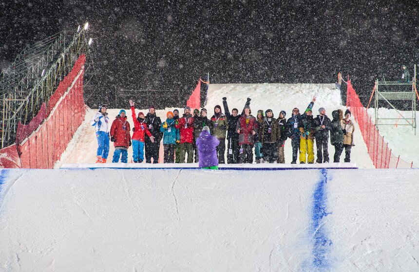 В Москве прошел финал тура по сноуборду Grand Prix de Russie 22 фото