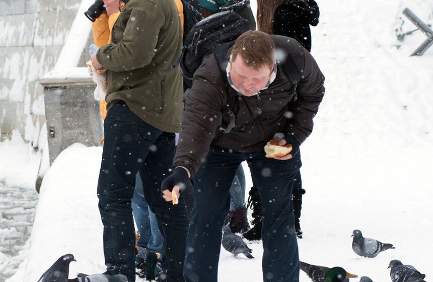 Новогодние праздники в Парке Горького 20 фото