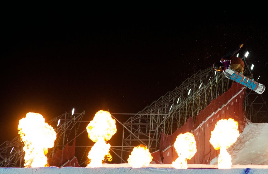 В Москве прошел финал тура по сноуборду Grand Prix de Russie 4 фото