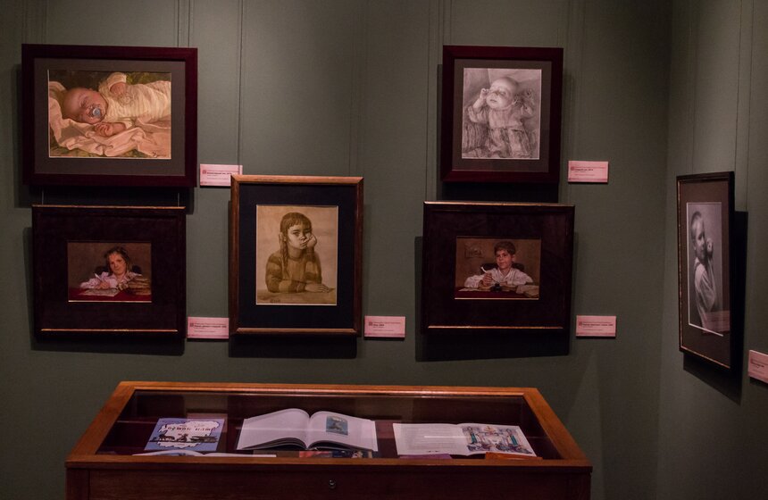 В Школе акварели Андрияки открылась выставка "Мир детства" 14 фото