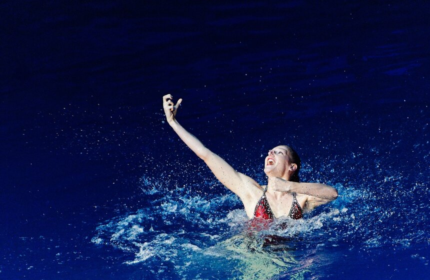 Шоу олимпийских чемпионов-синхронистов прошло в "Олимпийском" 29 фото
