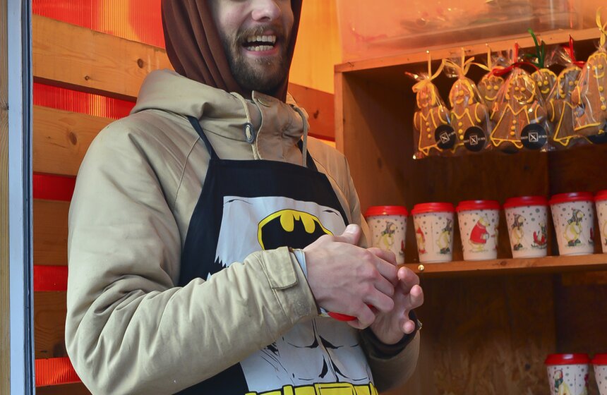 Рождественская ярмарка открылась в парке Горького 3 фото