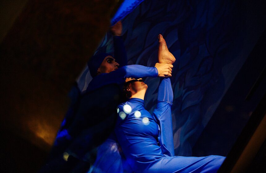 Стартовал новогодний проект "Театральные окна Метрополя" 17 фото