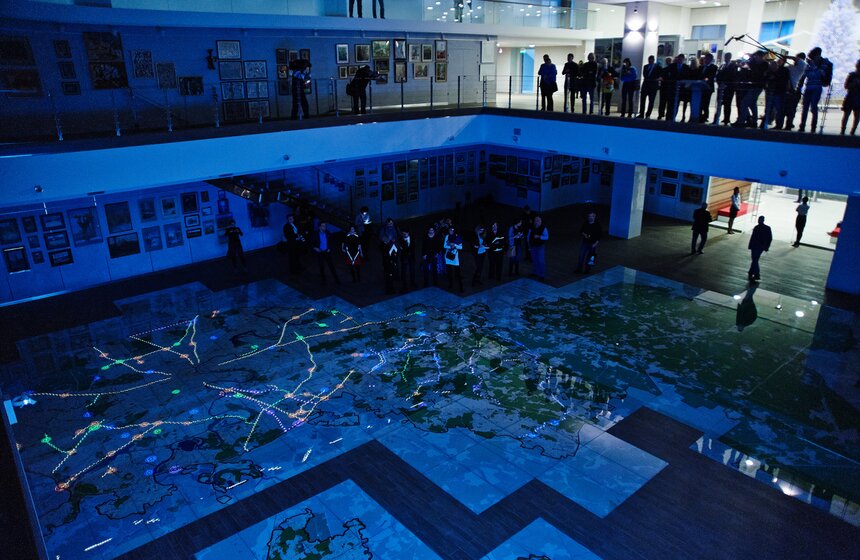 В инфоцентре Стройкомплекса открылась интерактивная карта Москвы 15 фото