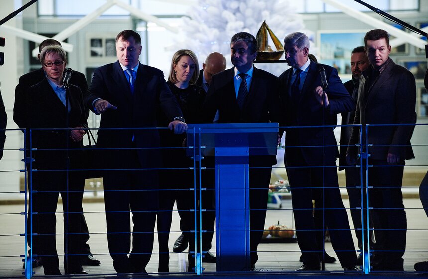 В инфоцентре Стройкомплекса открылась интерактивная карта Москвы 14 фото