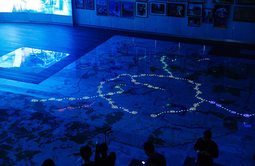 В инфоцентре Стройкомплекса открылась интерактивная карта Москвы 13 фото