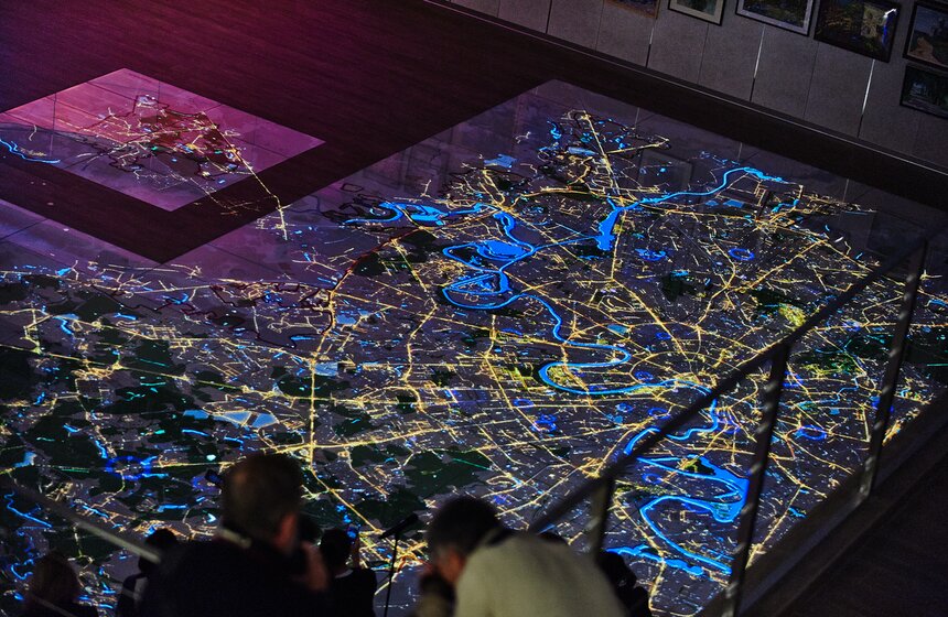 В инфоцентре Стройкомплекса открылась интерактивная карта Москвы 16 фото