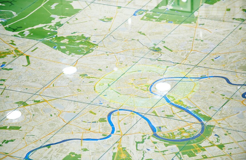 В инфоцентре Стройкомплекса открылась интерактивная карта Москвы 2 фото