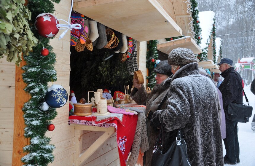 В Химках открылась самая большая новогодняя ярмарка Подмосковья 18 фото