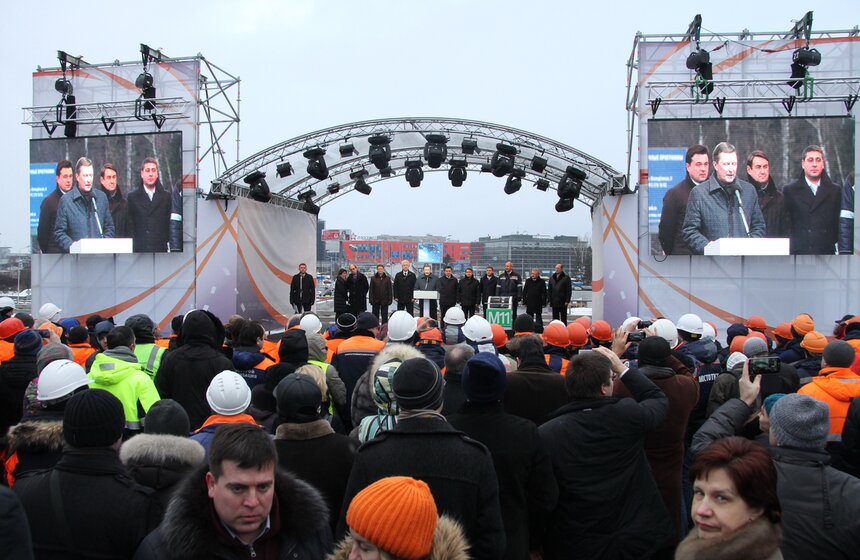 Запущено движение по участку трассы Москва – Санкт-Петербург 12 фото