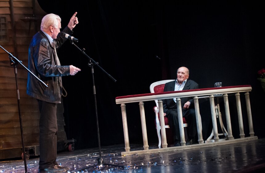 В театре на Малой Бронной прошел юбилейный вечер Льва Дурова 10 фото