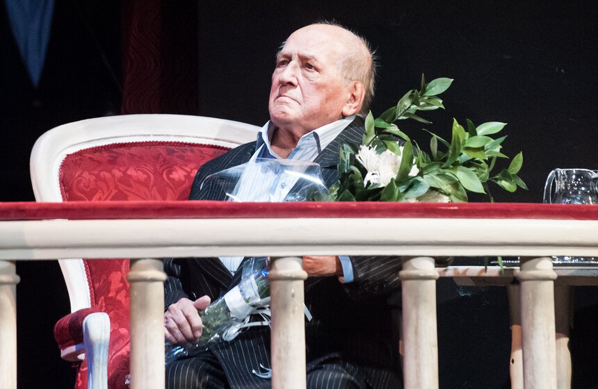 В театре на Малой Бронной прошел юбилейный вечер Льва Дурова 25 фото