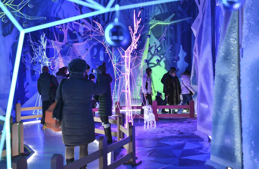 В резиденции Деда Мороза на ВДНХ прошла экскурсия 12 фото