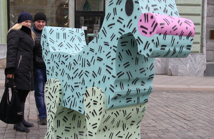 На Кузнецком Мосту открылась выставка "Городские метаморфозы" 7 фото