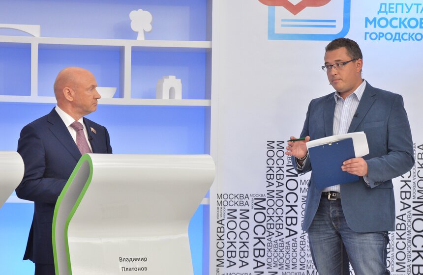 Кандидат в депутаты Мосгордумы от 23 округа Владимир Платонов ("Единая Россия")