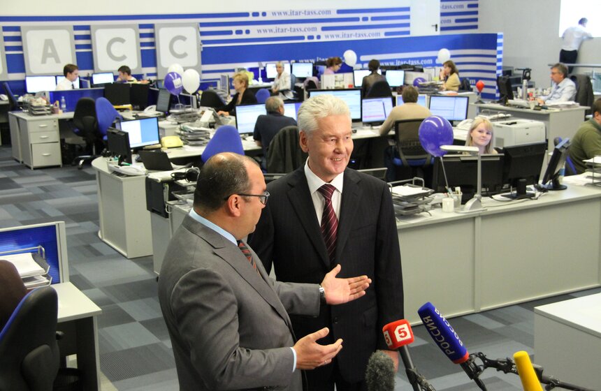 Сергей Собянин поздравил ИТАР-ТАСС с юбилеем 9 фото