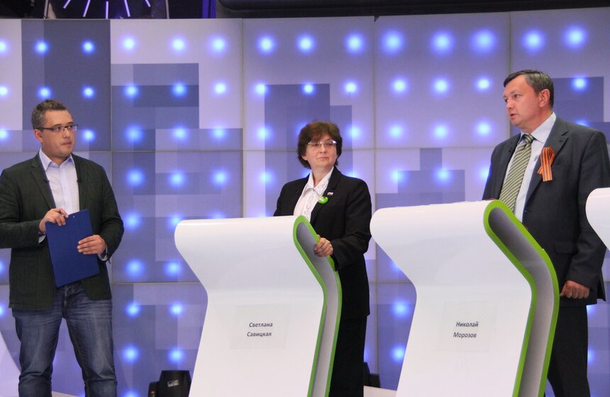 На канале "Москва 24" прошли дебаты кандидатов от 13 округа 14 фото