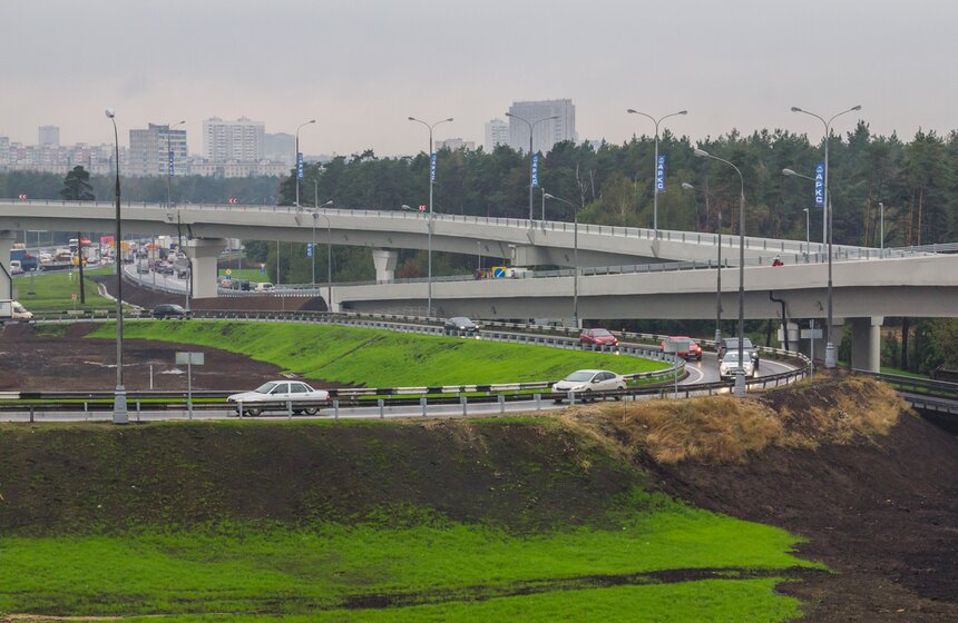 Открылось движение по развязке на пересечении МКАД и Волгоградки 9 фото
