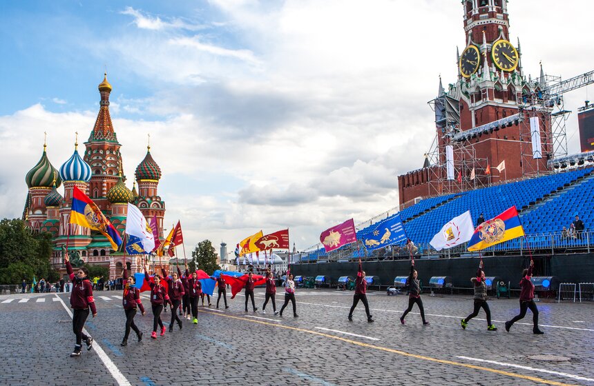 На Красной площади прошла репетиция фестиваля "Спасская башня" 2 фото