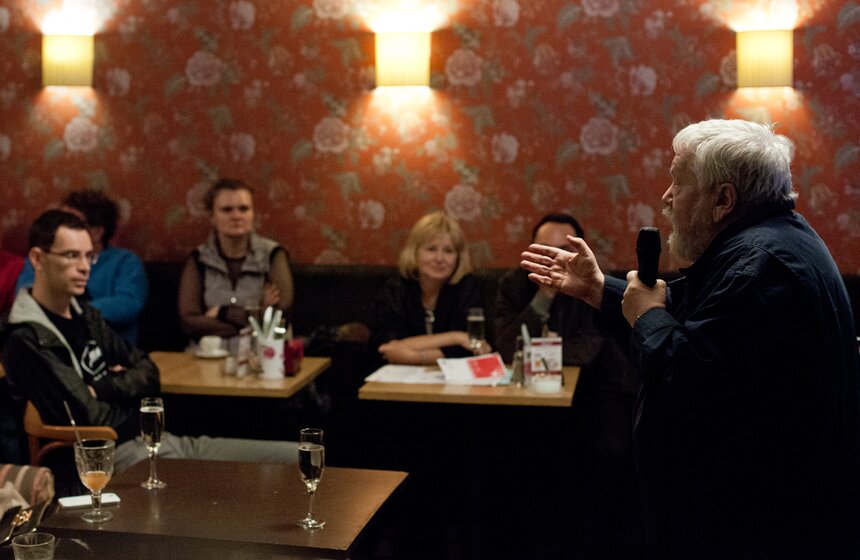 На "Винзаводе" прошел показ фильмов в честь юбилея Соловьева 16 фото