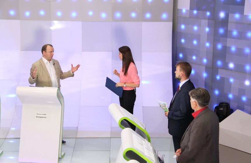 На канале "Москва 24" прошли дебаты кандидатов от 1 округа 10 фото