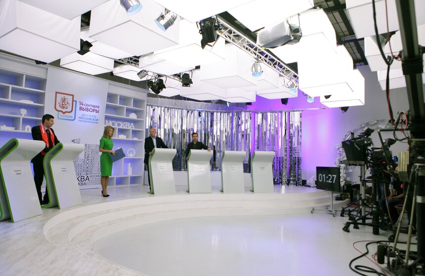 Дебаты кандидатов 15-го округа прошли на канале "Москва Доверие" 8 фото