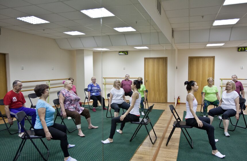 В "Олимпийском" стартовал проект "Активное долголетие" 6 фото