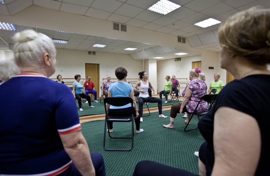 В "Олимпийском" стартовал проект "Активное долголетие" 5 фото