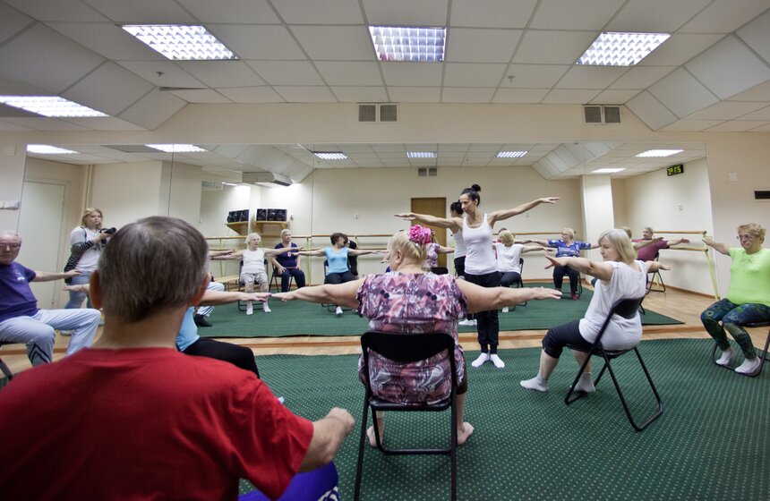 В "Олимпийском" стартовал проект "Активное долголетие" 1 фото