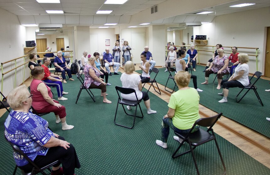 В "Олимпийском" стартовал проект "Активное долголетие" 2 фото