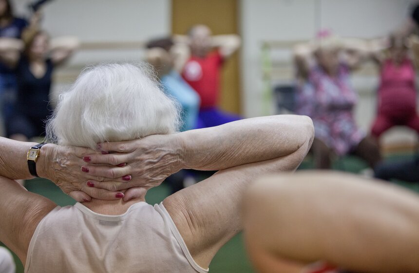 В "Олимпийском" стартовал проект "Активное долголетие" 9 фото
