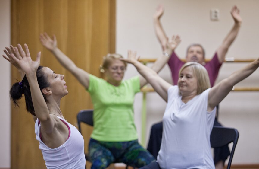 В "Олимпийском" стартовал проект "Активное долголетие" 12 фото