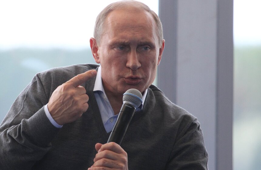 Владимир Путин посетил молодежный форум "Селигер-2014" 18 фото