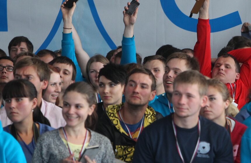 Владимир Путин посетил молодежный форум "Селигер-2014" 13 фото