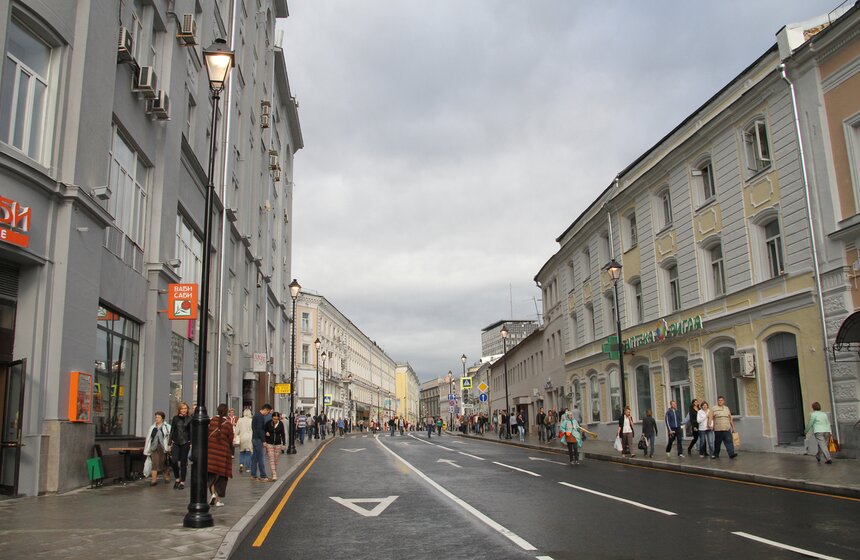 Собянин открыл пешеходную зону на улицах Покровка и Маросейка 19 фото