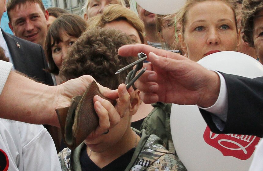 Собянин открыл пешеходную зону на улицах Покровка и Маросейка 11 фото