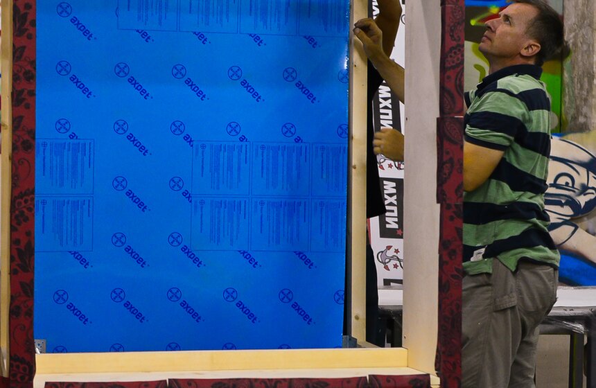 В МХПИ создали пять 3D-окон для украшения Москвы в День города 6 фото