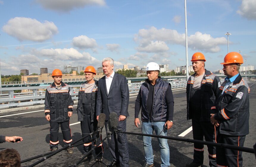 Сергей Собянин открыл новый въезд на Северо-Восточную хорду 10 фото