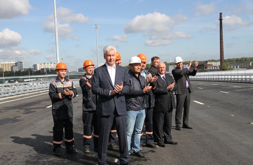Сергей Собянин открыл новый въезд на Северо-Восточную хорду 13 фото
