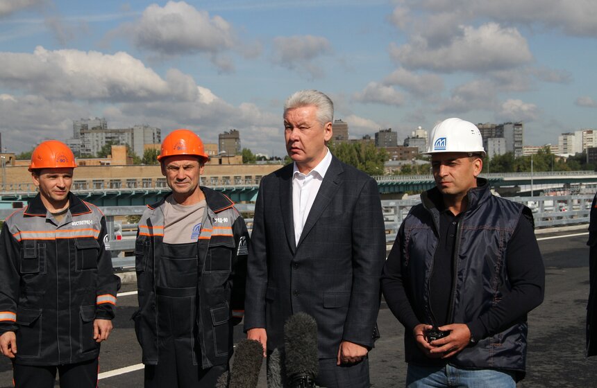 Сергей Собянин открыл новый въезд на Северо-Восточную хорду 5 фото