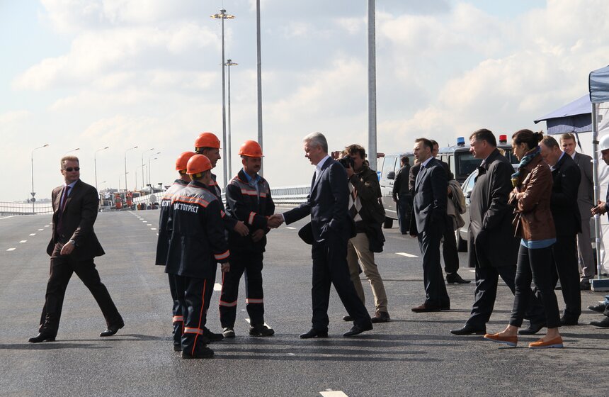 Сергей Собянин открыл новый въезд на Северо-Восточную хорду 3 фото