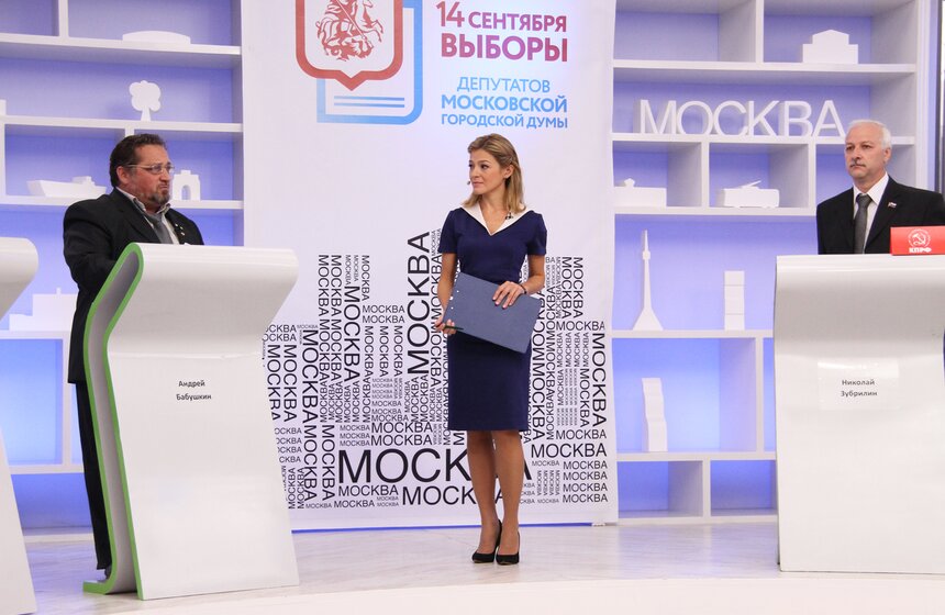 Кандидаты в депутаты Мосгордумы от 11 округа Андрей Бабушкин ("Яблоко") и Николай Зубрилин (КПРФ)