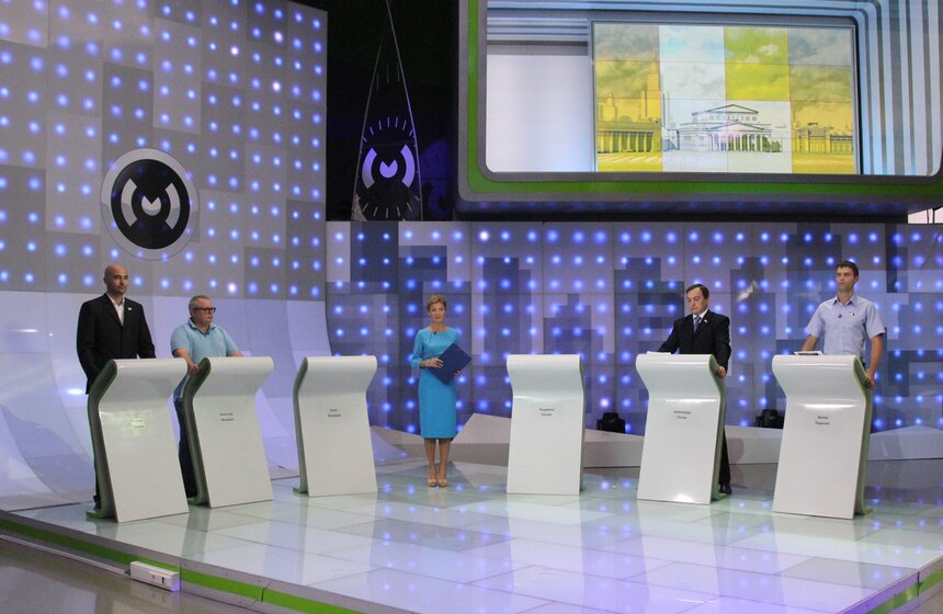 На телеканале "Москва 24" прошли дебаты кандидатов 33 округа 1 фото