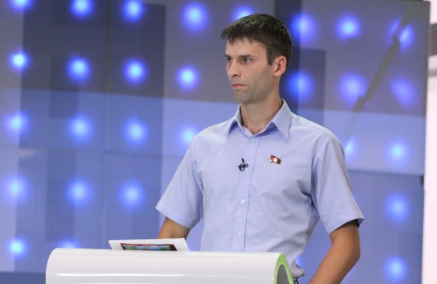 Кандидат в депутаты Мосгордумы от 33 округа Антон Тарасов (КПРФ)