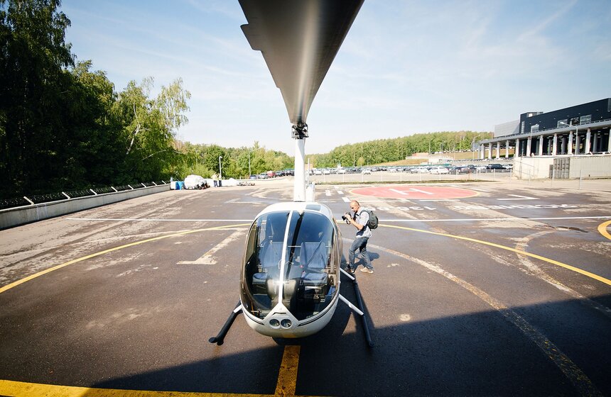 На МКАД открылся новый вертолетный центр "Аэросоюз-Ясенево" 4 фото