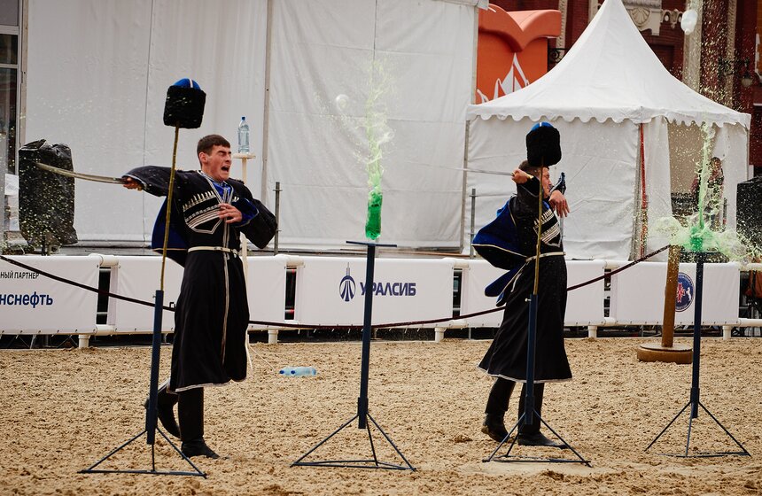 Кремлевская школа верховой езды представила новую программу 17 фото