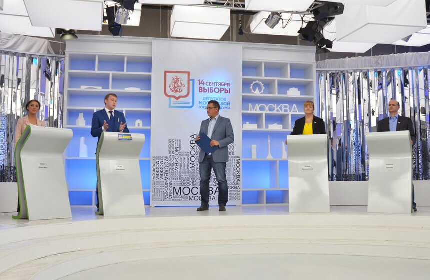 На канале "Москва Доверие" прошли дебаты кандидатов от 2 округа 7 фото