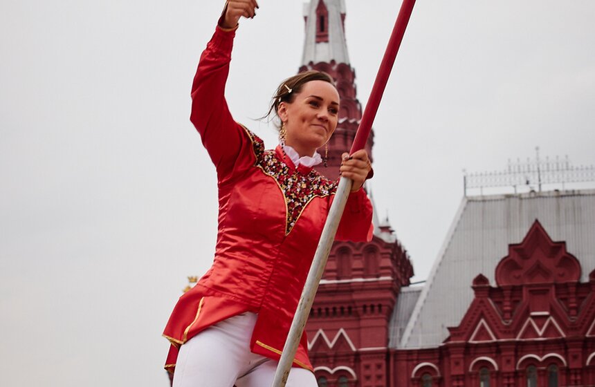 Кремлевская школа верховой езды представила новую программу 28 фото